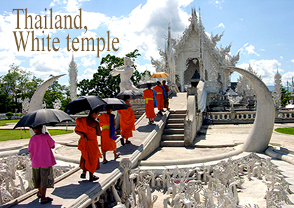 Thailand, Chiang Mai province, White Temple